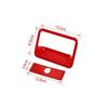 Co-pilot Storage Box Handle Trim Cover For Ford F150 F-150 2015- Bright Red