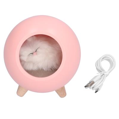 Cute Cat Touch Led Night Light with USB Cable Rechargeable Touch Dimming Cat House LED Night Light