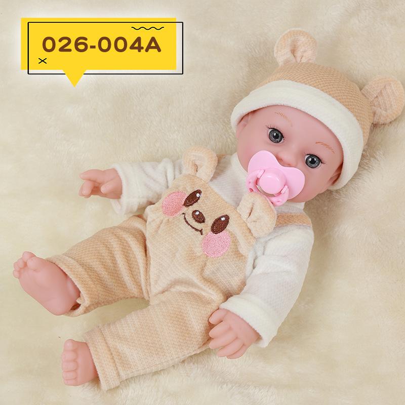 30cm Soft Vinyl Simulation Reborn Doll To Soothe Baby Play House Toys