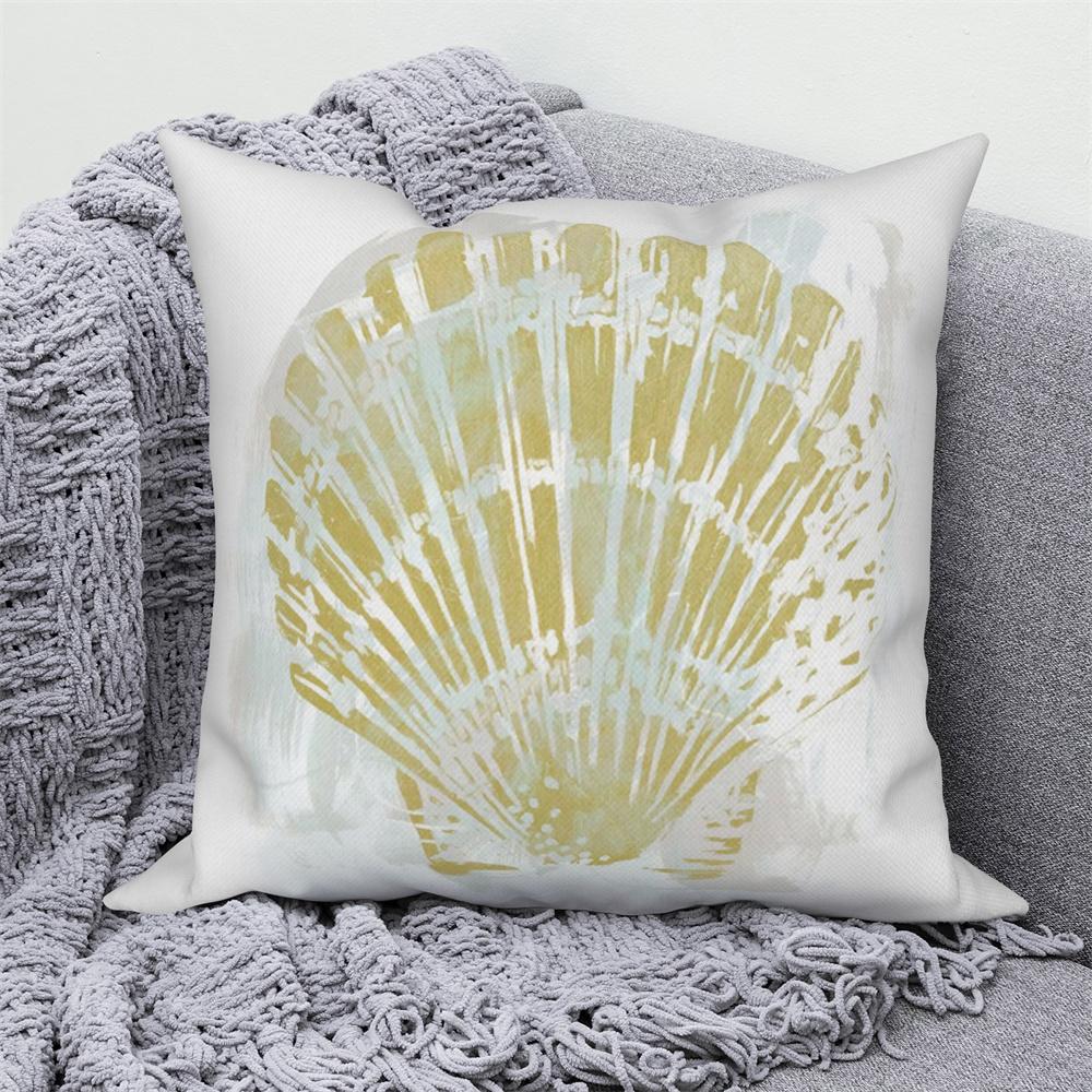 Juste de coussin de canapé bleu, taie d'oreiller, décoration de chambre à coucher, océan, mer, animal