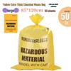 Autoclavable Red/Yellow Biohazard and Medical Waste Disposal Bags
