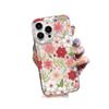 Spring Fresh Flowers Transparent Air Cushion Phone Case for iPhone 17 Pro Max, 16, 16 Pro, 15, 13