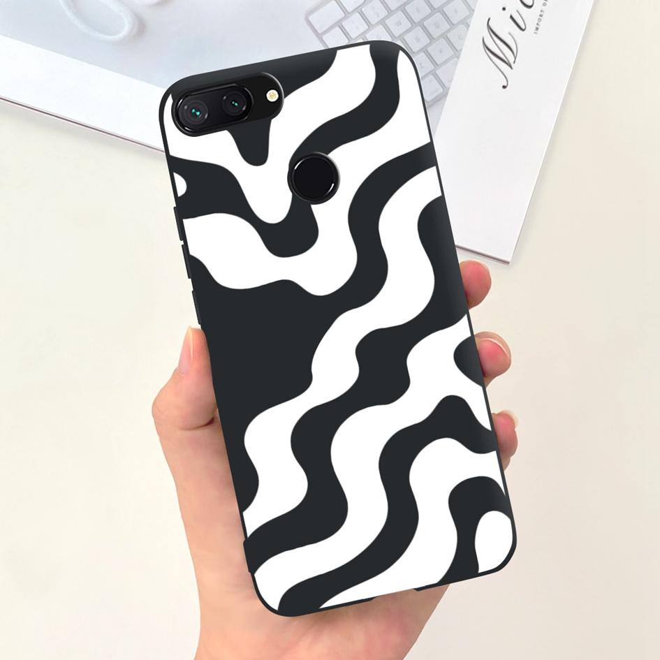 Für Xiaomi Mi 8 Lite Hülle 6,26" Mode Landschaft Mädchen Bumper Weiche Silikon Handyhülle Für Xiomi Mi 8 Lite Funda Mi8Lite Tasche