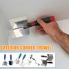 2 Peças Espátula de Canto para Drywall em Aço Inoxidável com Cabo de Pegada Macia Lâminas de Canto Interno Externo Cabo Ergonômico de Borracha Antiderrapante Ferramenta de Canto para Alvenaria