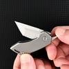 NEW Titanium Alloy Folding Knife D2 Blade Outdoor Camping Unboxing Portable High Hardness Kitchen Folding Knife