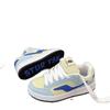 Niche blue and yellow lightning color matching platform bread shoes women's dopamine campus style casual alphabet board shoes