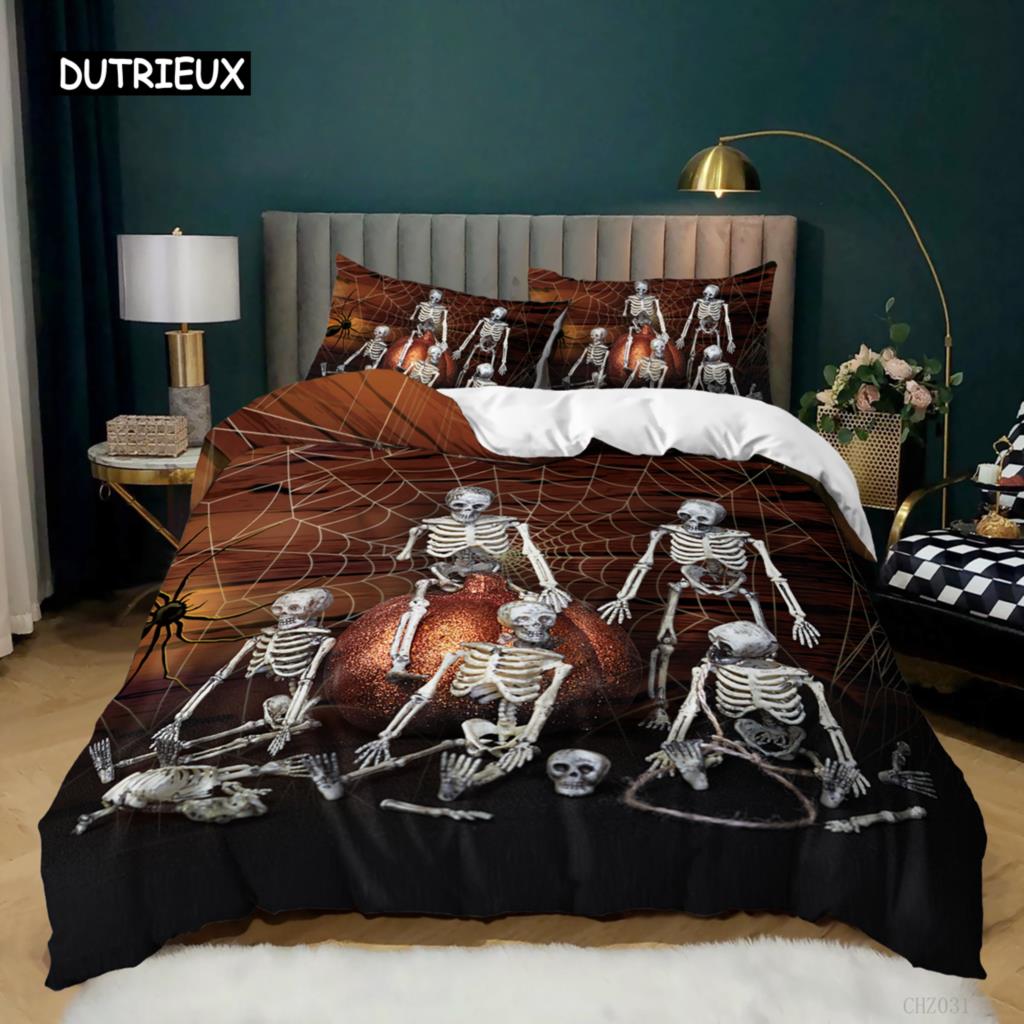 Sada povlečení s lebkou Deadpool 240x220 200x200 Ložní souprava Twin Queen King Double Ložní prádlo Povlak na přikrývku Ložní prádlo Velká ruka