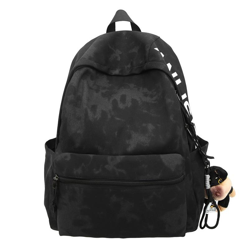 School Bag American Retro Large-capacity Simple and Versatile Printing Casual and Light Going Out Back