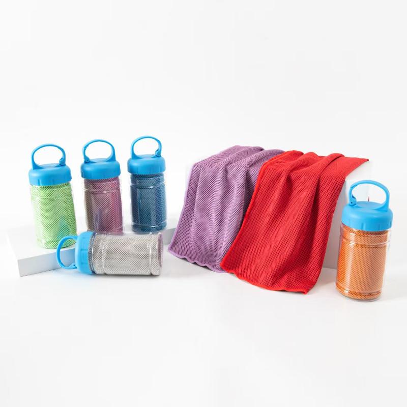 1 Stück atmungsaktives Kühlhandtuch, ultraweich, leicht, Mikrofaserhandtücher, schnell trocknend, Hitzschlagprävention, Yoga, Schwimmen, Fitnessstudio Handtuch
