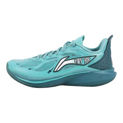 Li Ning Sonic 12 PE Versie Schokabsorptie Slijtvast Laag Model Basketbalschoenen Heren sneaker Groen ABAU019-23