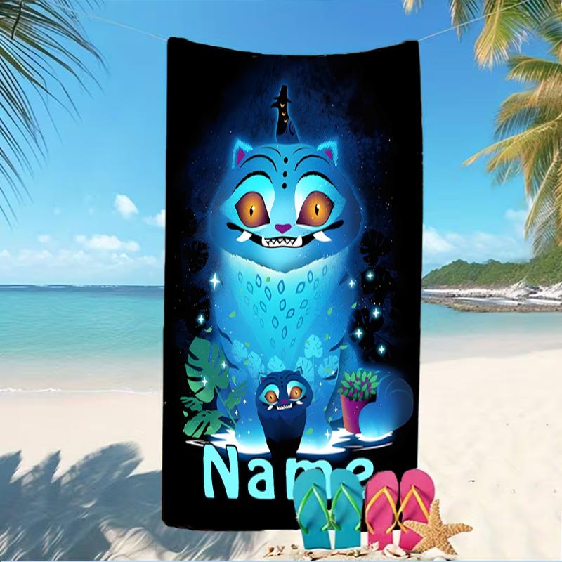 Customizable personalized beach towels Kpop Demon Hunters themed designs.Suitable for the beach, yoga, sports;ideal as beach accessories