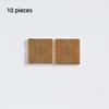 10Pcs 1:12 Dollhouse Furniture Simulation Square Floor Decoration Splicing Wooden Floor Diy Educational Pretend Play Toy