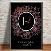 Popular Abstract Twenty One Pilot Rock Music Band Star Poster Art Canvas Modern Painting Mural for Living Room Home Decoration