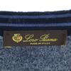 loro piana Made In Italy Long Sleeve V Neck Sweater 50 Navy Knit Men's Used