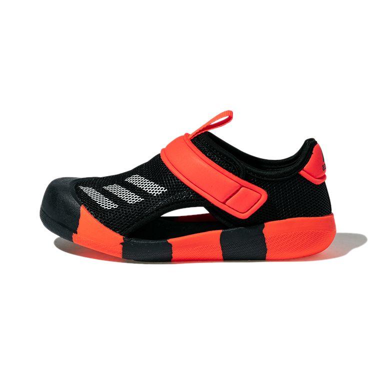 Adidas Altaventure Non-Slip Wear-Resistant Breathable Kids Sandals Kids Sandals Black Orange GX5109