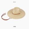 Summer Wide Brim Jazz Natural Straw Hat for Women Men Sun Protection Panama Outdoor Beach Garden Fish Hat