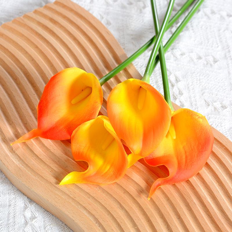 

Искусственный букет мини-каллы из полиуретана для свадьбы и украшения дома