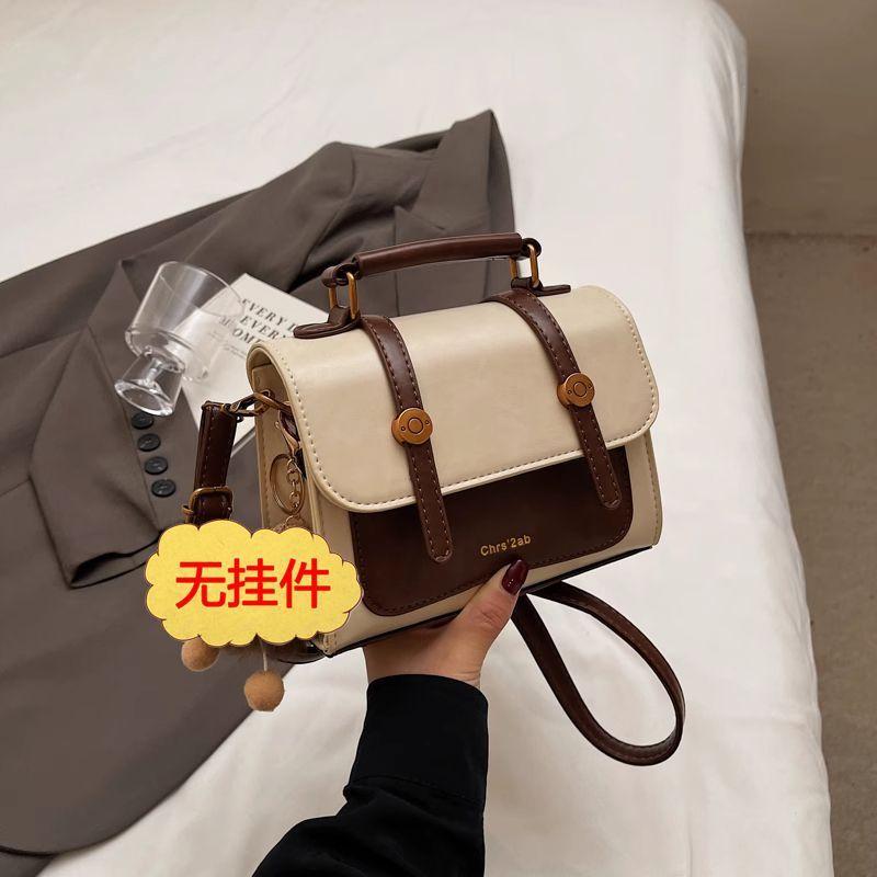 Premium Sense Retro Handbag Bag Women's Summer 2025 Popular Versatile Commuter Shoulder Bag Crossbody Small Square Bag