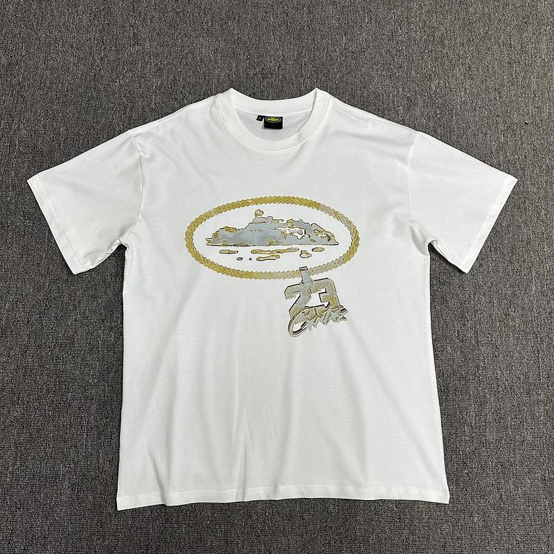 Corteiz Alcatraz Series T-shirts for Men and Women, Short-sleeve Short Sleeve with Lettered Logo Print Crew Neck Loose Casual T-shirt