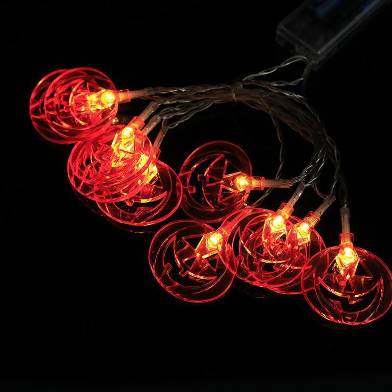 Halloween LED Spider Bat String Lights - Party & Festival Decorative Atmosphere Lights