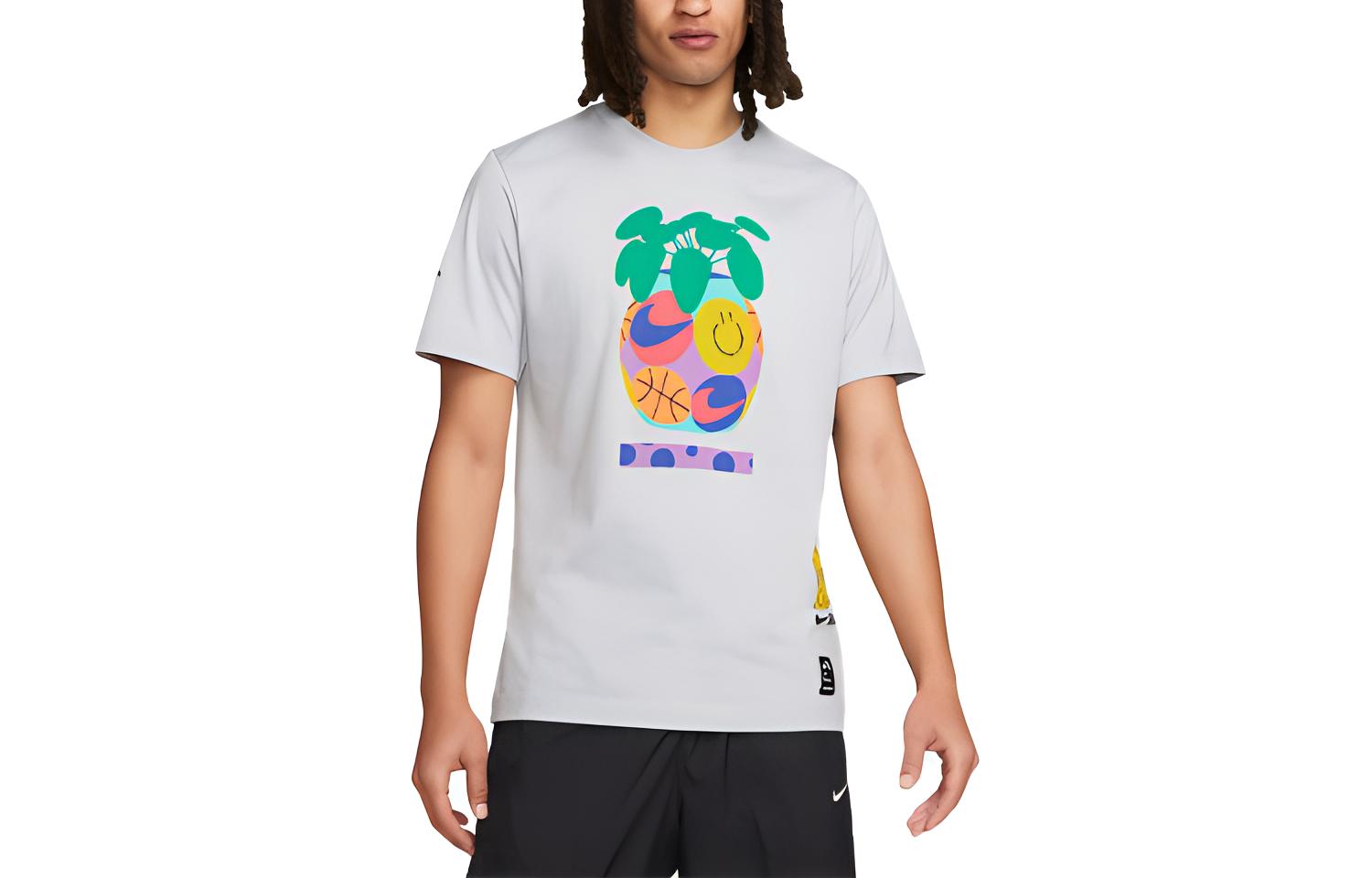 Nike T Shirt Asian Version Men s Gray DQ1886-012 XXXL