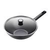 Wok de Hierro-Aluminio-Titanio Serie Plata 30 cm