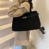 Retro premium women's bag 2025 new large-capacity suede tote bag simple commuter handbag
