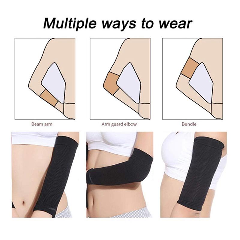 Siqishli qo'l manjetlari Yoga Sport Elastik qo'l shakllantiruvchi Yaxshi nafas oladigan Tirsak tayanchi Sovutuvchi manjet