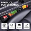 2PCS Car Seat Gap Filler Organizer, Multifunctional Seat Gap Storage Box for Phone Key, Stop Things from Dropping Between Seat and Console, Universal