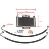 Motorcycle Oil Cooler Oil Radiator Kit For 110 125 140cc Dirt Bike Pit Bike Honda Yamaha Kawasaki SUZUKI Motocross Accessories