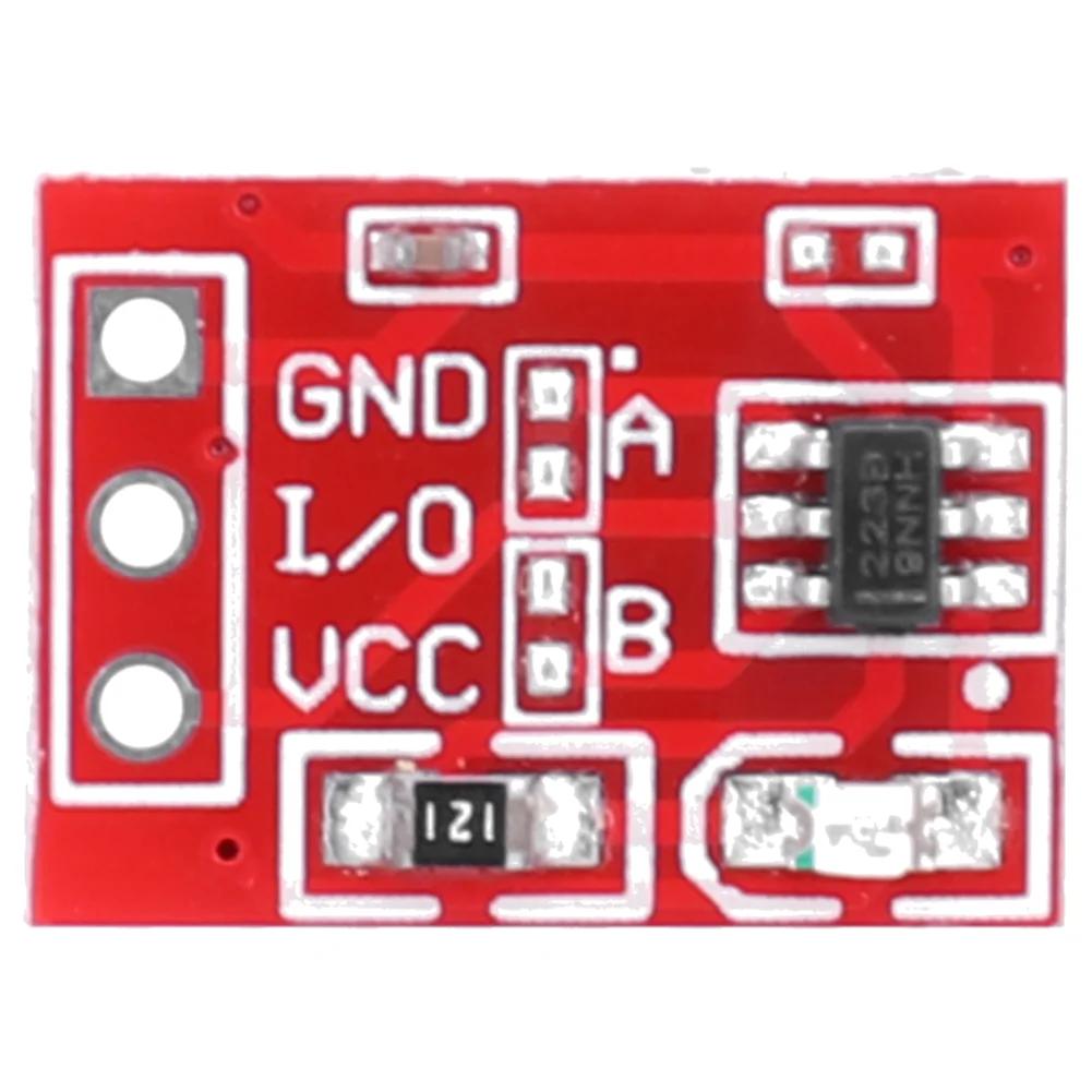 

1-30 ШТ. TTP223 Сенсорна кнопка/Модуль датчика Ємнісний тип Одноканальний Самофіксуючий Сенсорний перемикач Одностороннє перетворення