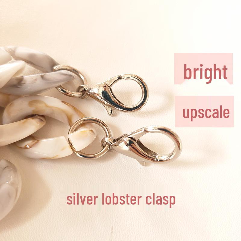 Acrylic Resin Chain Strap for Vintage Shoulder Handbags