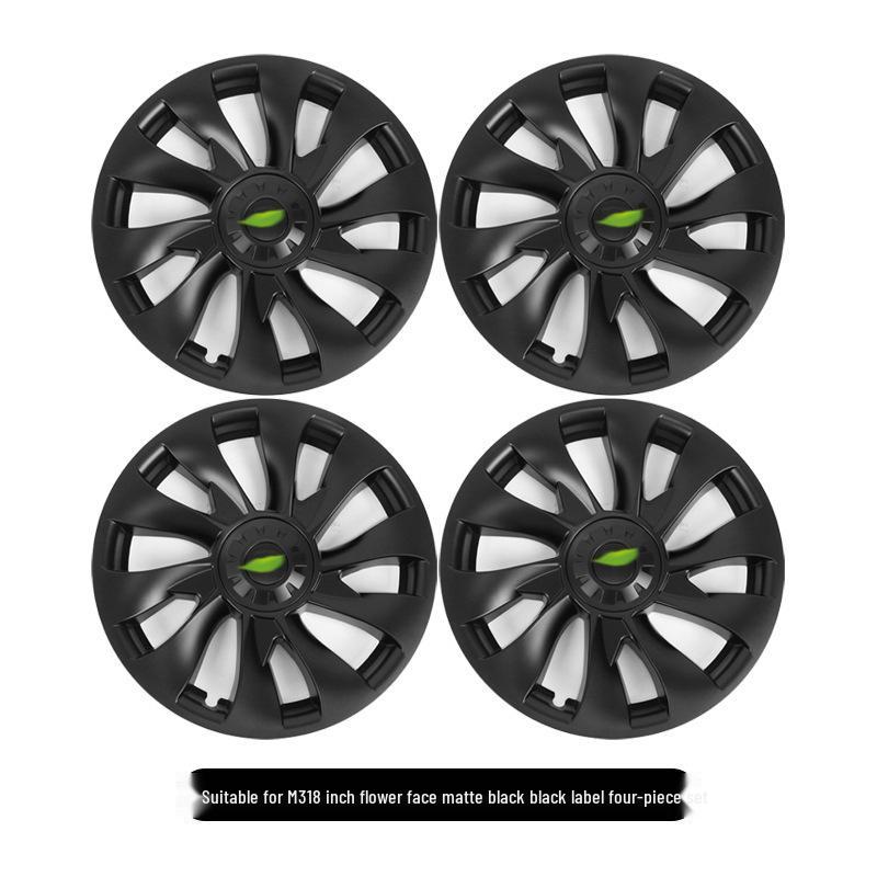 Tesla Model 3 18" Cyclone Wheel Cover - Anti-scratch, Full Coverage Hub Protection Accessory
