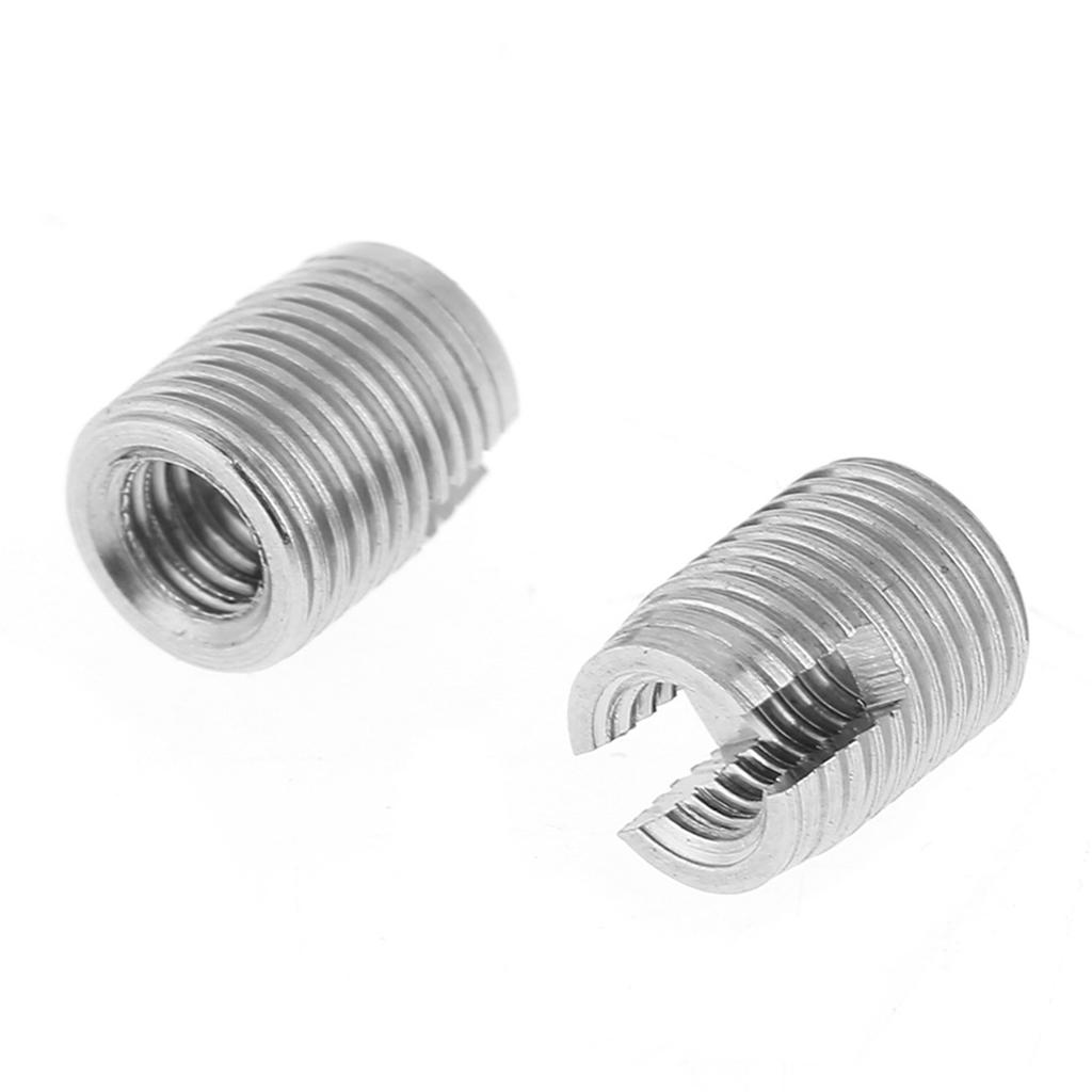 Self Tapping Screw Insert, 20Pcs Threaded Insert, Stainless Steel SUS303 Self Tapping Screw Insertt, for Parts that Requires, Thread Locking Inserts