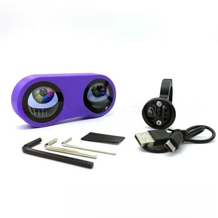 

1Set Cool Dynamic LED Bicycle Rear Light, Saddle Seatpost Eagle Eye Lamp, Stylish Decoration & Safety Accessory for Bikes