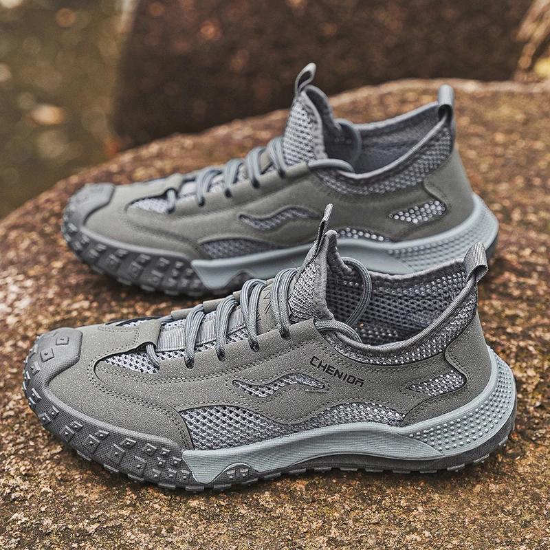 

Дышащая и универсальная сетчатая повседневная обувь для мужчин, летняя нескользящая рабочая обувь для мужчин, рабочая обувь для мужчин 44