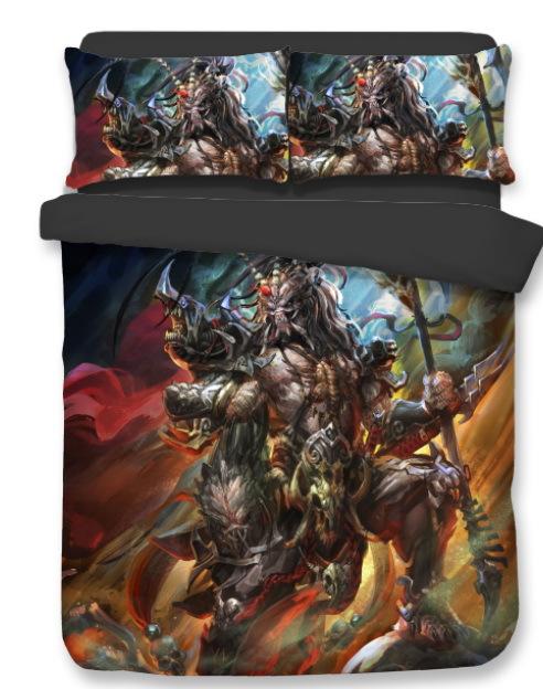 

Reactive Printing Flower Sugar Skull Bedding Set Day Of The Dead Duvet Cover Sets Happy Halloween Bed Cover Set DropShipping A4S EU single(135x200cm)