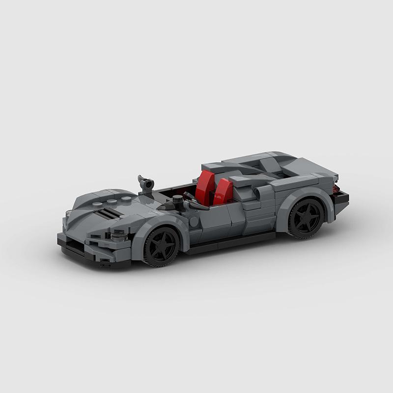 MOC Car City Speed Vehicle Super Car Rally Building Blocks Bricks Set Ornament Diy Consturction Toys For Kids Adults