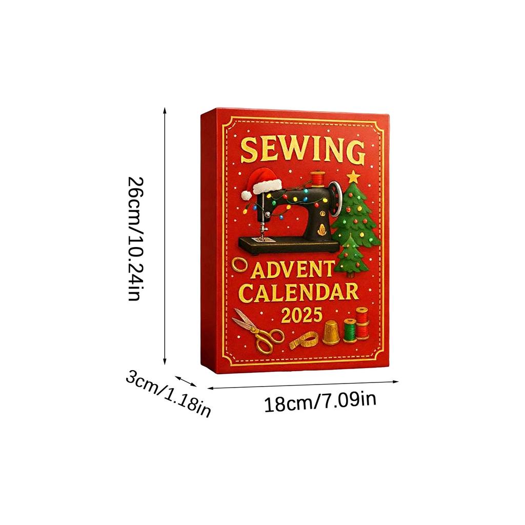 Christmas Sewing Advent Calendar Box Advent Calendar 24 Days Xmas Tree Decoration Advent Calendar For Family decoration de noël