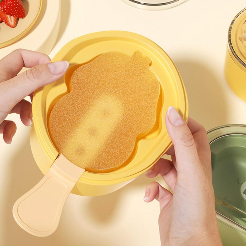 Ice Molds Reusable Ice Cream Tray Reusable Homemade For Dessert Chocolate Juices Purees & Applesauce Fun Treat