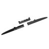 Racing Car Rear Trunk Spoiler Wing Carbon Fiber Black Rear Bumper Spoiler Lip Folding Car Tail Wings Fixed Wind Spoiler