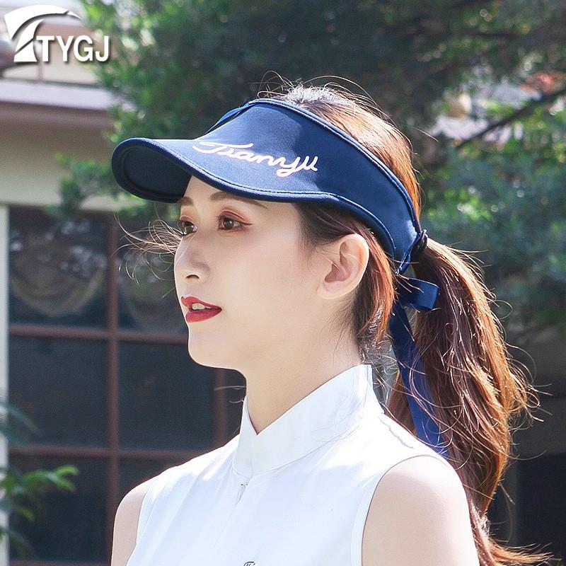 Womens Golf Sun Hat With Wide Brim UV Protection Adjustable Strap Lightweight Breathable Cap