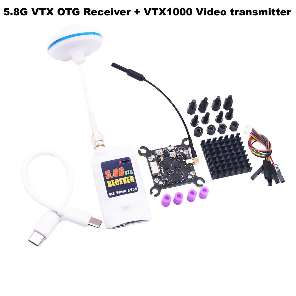 B-CUBE 5.8G VTX 800 1000 1600 2500mW 48CH Input Voltage Video Transmitter Power 25 1000mW For Long Range RC Airplane FPV Drone