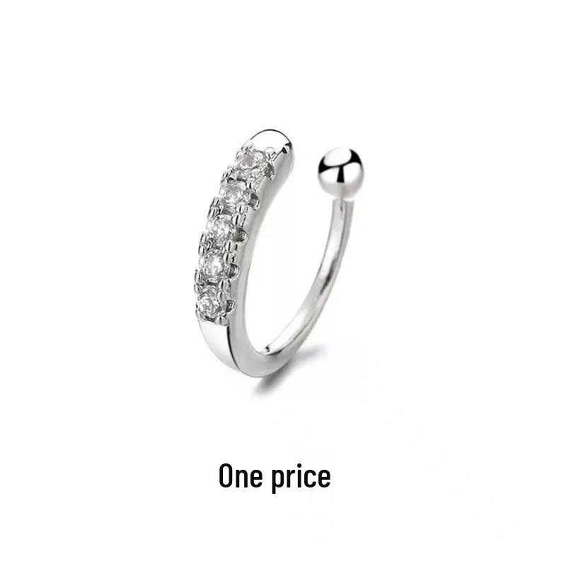 Unisex Korean Minimalist Ear Cuff: No-Pierce Nose & Ear Clip, Cool Street Style Jewelry