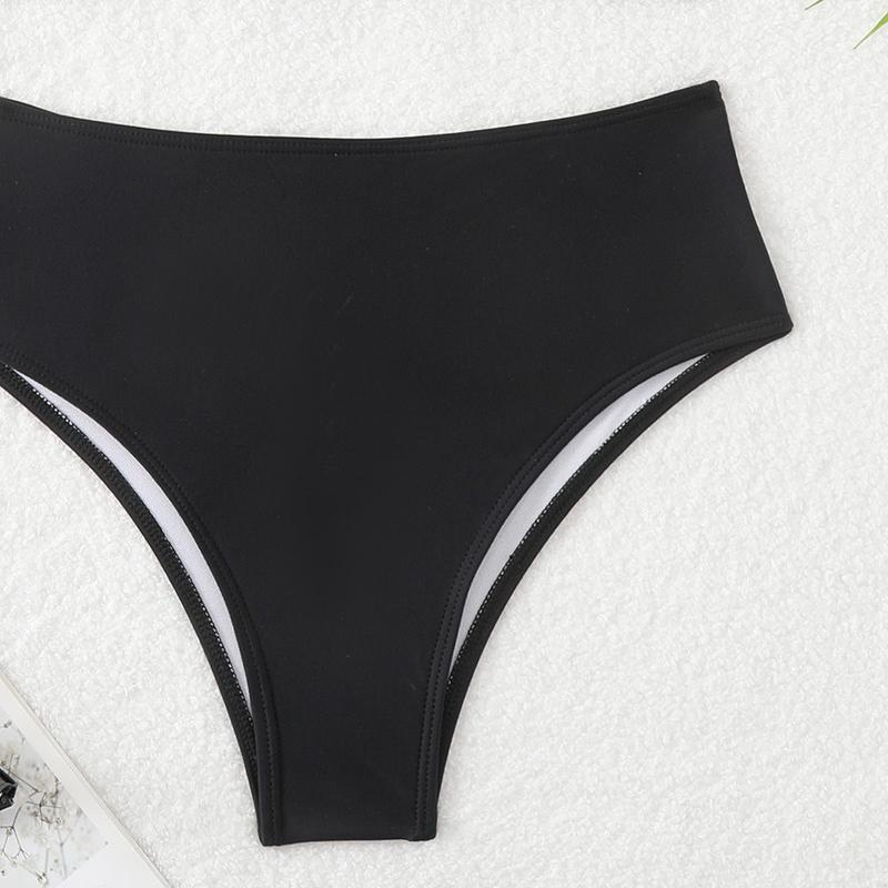 Sexy Bikini Swimwear Women High Waisted Bikini Sets Female Swimsuits Two Pieces Drawstring One Piece Bathing Suit Beahwear