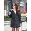 Mid-length Cotton-padded Jacket Women's Winter New Gloves Slim-fit Hooded Women's Down Padded Jacket