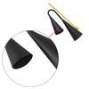 Double-Handle Black Metal Percussion Cowbell for Early Education