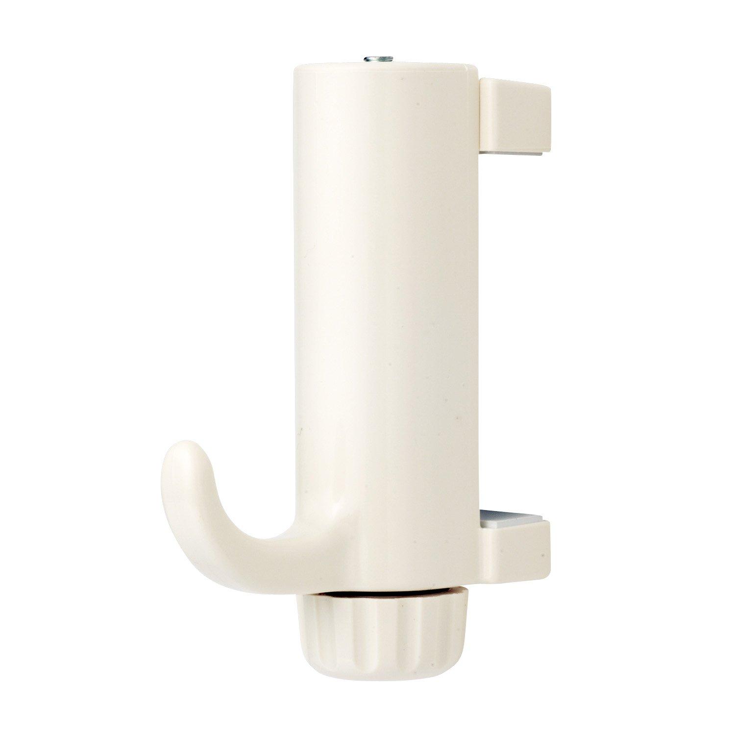 

Rec Camoy Hook Wide White Screw-on H-387