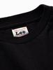 Lee Back Print Langarm Fußball Größen Kinder T-Shirt, Schwarz, 110-150cm