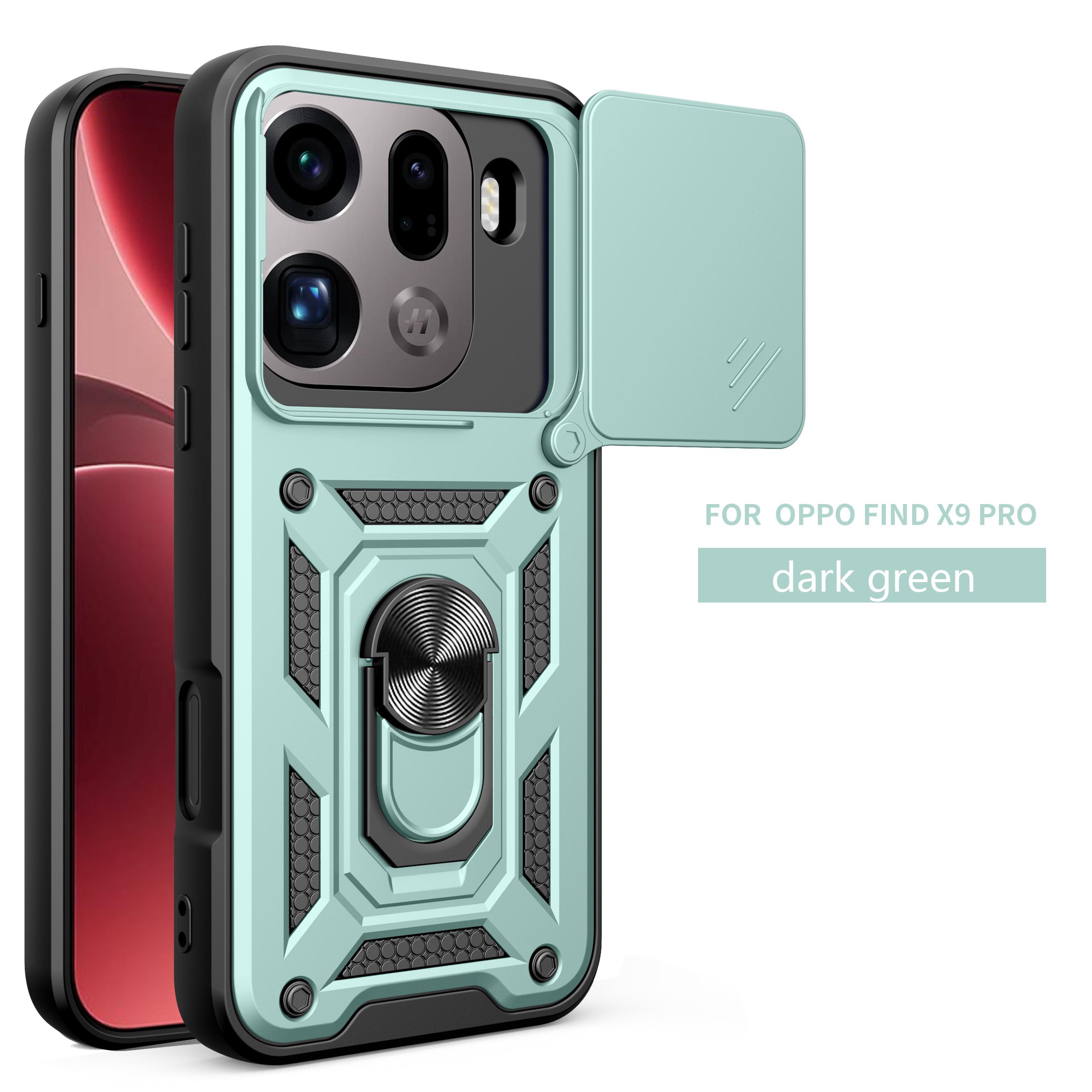 For OPPO Find x9 Case Oppo find X9 Pro Cover oppo find x9p Magnetic Ring Holder Armor Phone Case Slide Camera Protect Back Cover OPPO Find X9 Pro